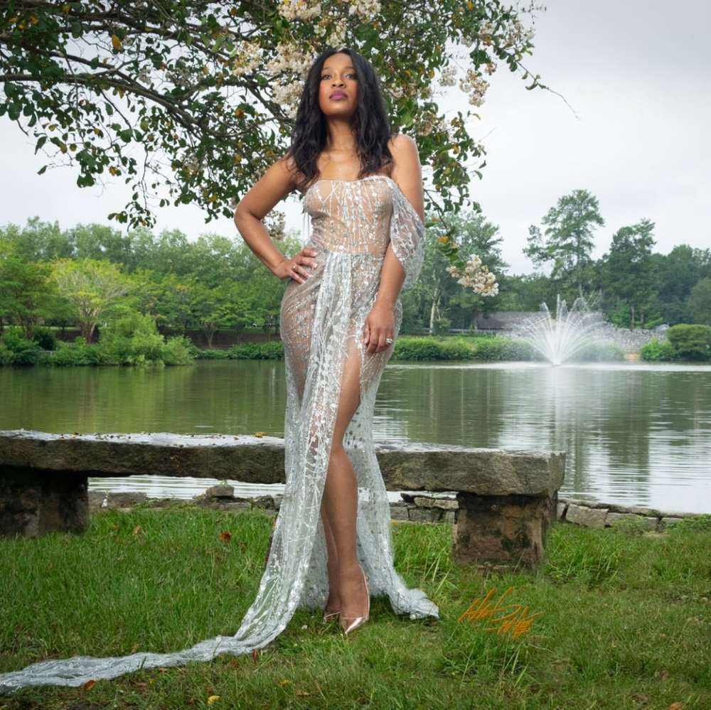 Silver sequins dress,short (long version pictured)